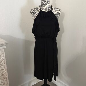 Ella Moss Elegant Black Halter Dress Size Small BNWT